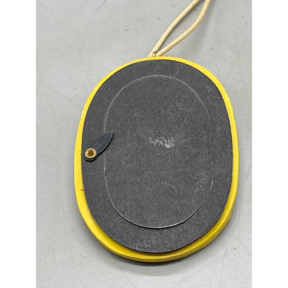 Mini frame southwestern foe skull bolo tie hanger string yellow coyote 4x3" READ - Picture 5 of 5